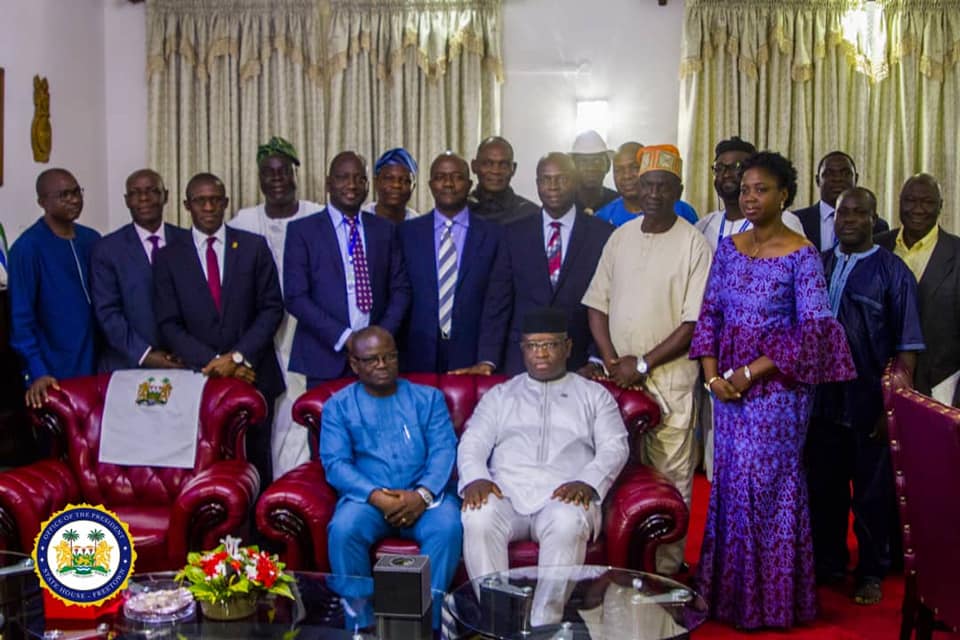 Nigerians in Sierra Leone Pay Courtesy Call on President Bio – Sierra ...