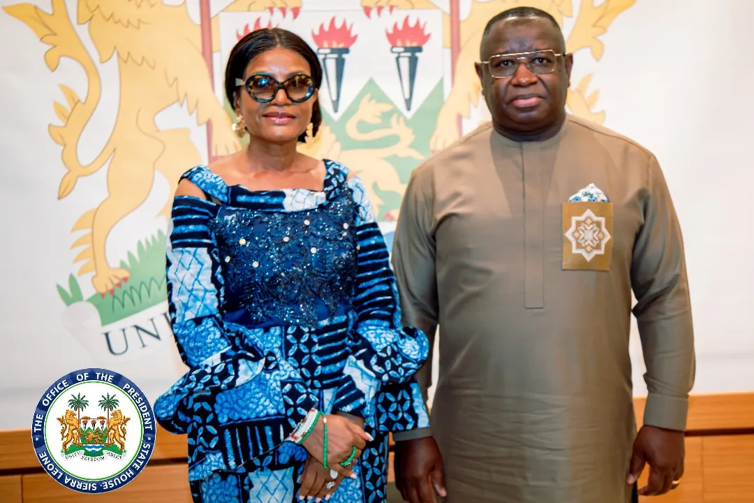 The Liberian Ambassador To Sierra Leone Bids Farewell To Sierra Leone’s President Julius Maada Bio, After Three Years Of Dedicated Service In Sierra Leone