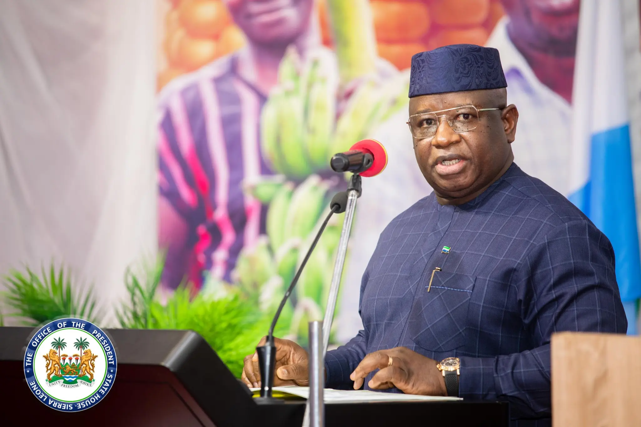Sl President Icon Sierra Leone’s President Julius Maada Bio Calls For Innovation And ...