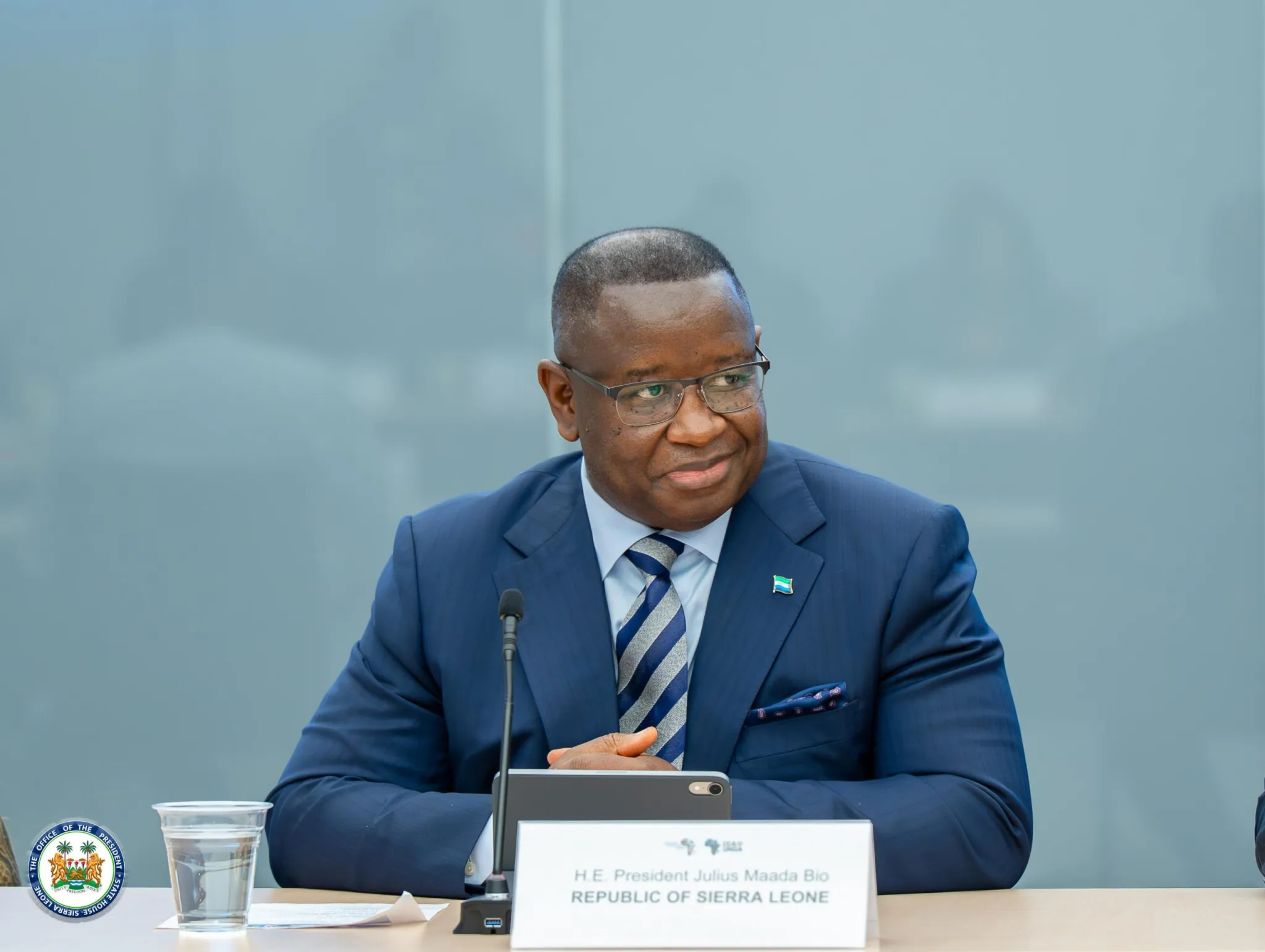 Sierra Leone's President Julius Maada Bio Woos U.S. Investors At Business  Roundtable In Washington - Office of the President of Sierra Leone