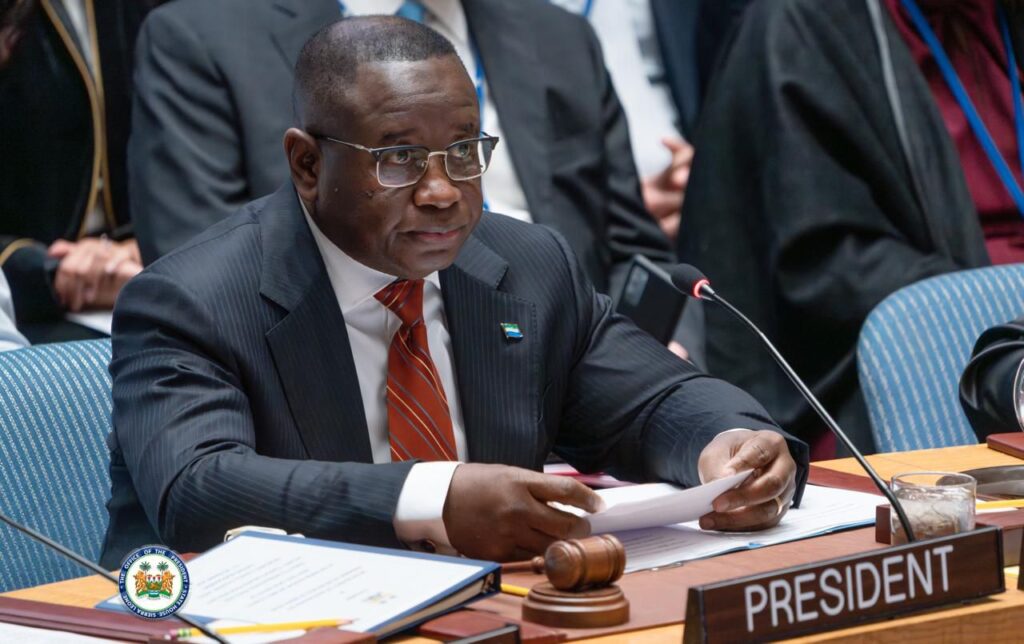 President Bio presides over a high-level United Nations Security Council open debate on “Threats to International Peace and Security: Conflict-Related Food Insecurity” at the UN Headquarters in New York.