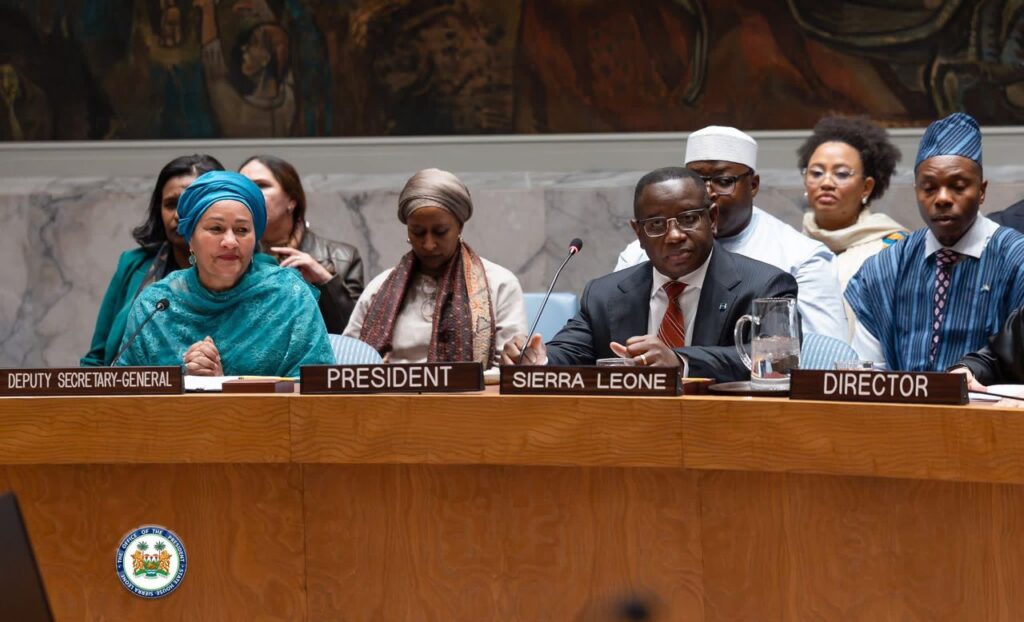 President Bio presides over a high-level United Nations Security Council open debate on “Threats to International Peace and Security: Conflict-Related Food Insecurity” at the UN Headquarters in New York.