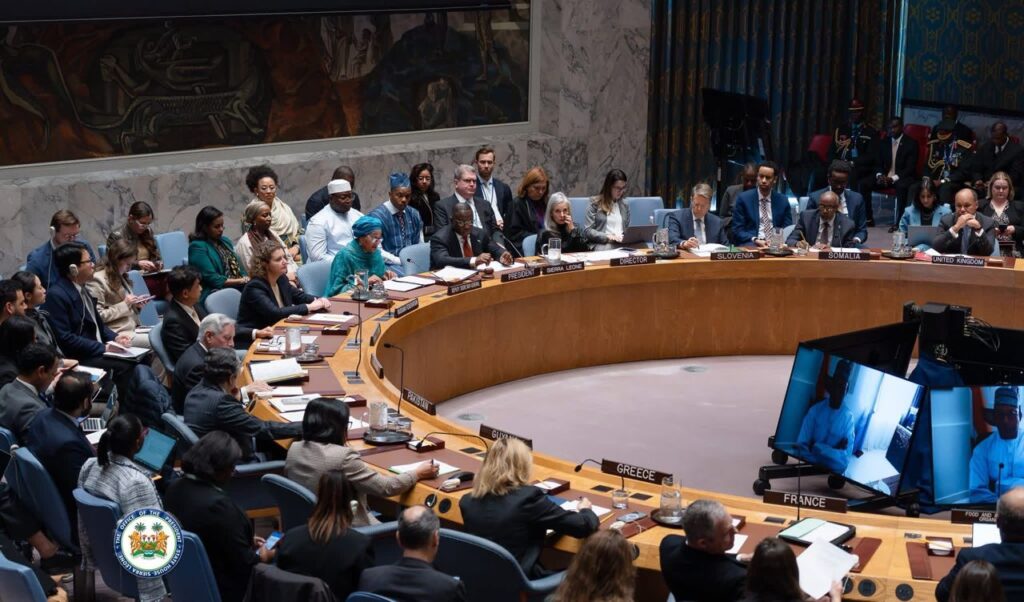 President Bio presides over a high-level United Nations Security Council open debate on “Threats to International Peace and Security: Conflict-Related Food Insecurity” at the UN Headquarters in New York.