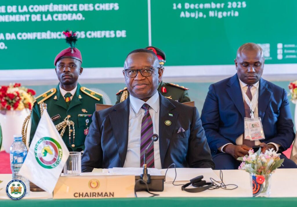OPENING STATEMENT BY HIS EXCELLENCY DR JULIUS MAADA BIO, PRESIDENT OF THE REPUBLIC OF SIERRA LEONE AND CHAIR OF THE ECOWAS AUTHORITY OF HEADS OF STATE AND GOVERNMENT, AT THE 68TH ORDINARY SESSION AND SPECIAL DEBATE ON THE FUTURE OF THE COMMUNITY, ABUJA, NIGERIA, SUNDAY 14TH DECEMBER, 2025