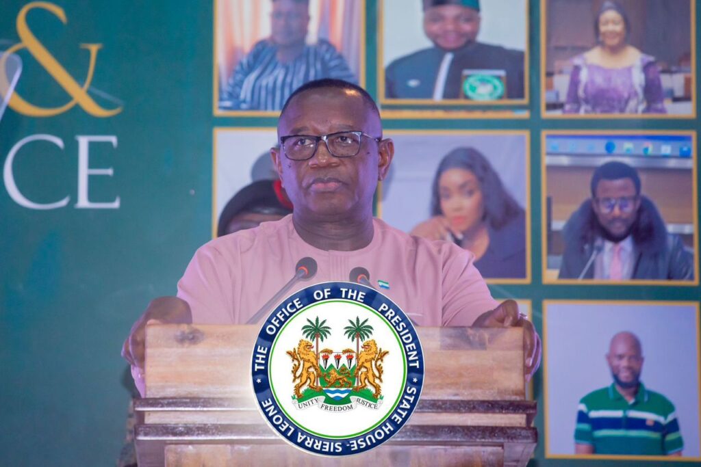 KEYNOTE ADDRESS BY HIS EXCELLENCY DR JULIUS MAADA BIO PRESIDENT OF THE REPUBLIC OF SIERRA LEONE AND LEADER OF THE SIERRA LEONE PEOPLE’S PARTY (SLPP) ON THE OCCASION OF INAUGURATION DINNER OF THE NEW SLPP NATIONAL EXECUTIVE COUNCIL. THEME OF THE NIGHT: “THE SLPP: PREPARING FOR THE SIERRA LEONE WE ARE BECOMING.” WEDNESDAY 17TH DECEMBER 2025 AT THE FREETOWN INTERNATIONAL CONFERENCE CENTRE. FREETOWN, SIERRA LEONE