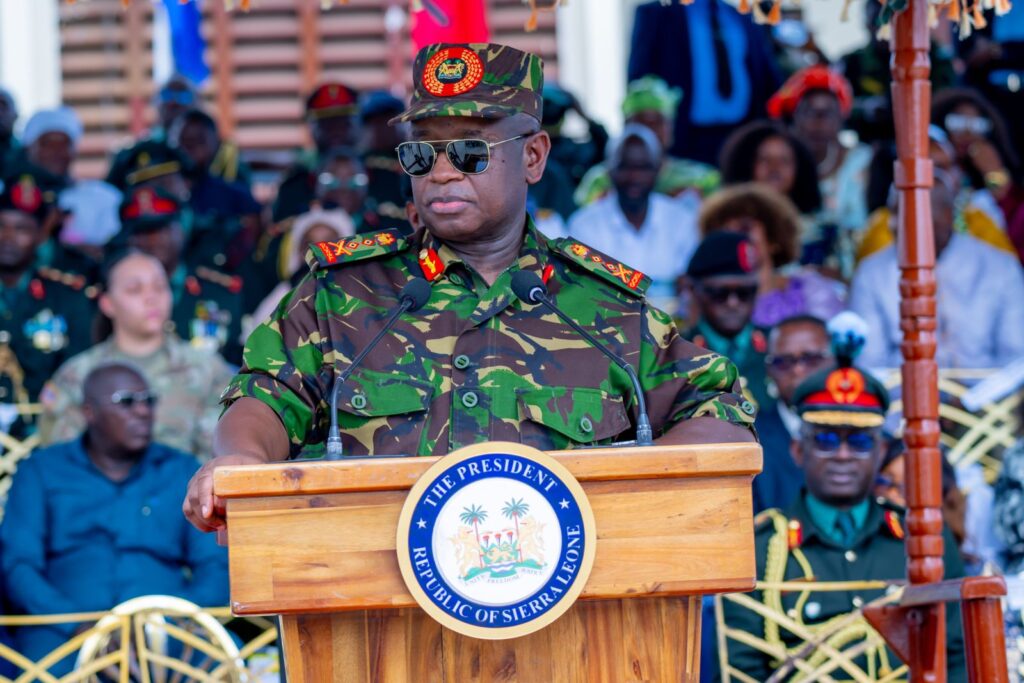 KEYNOTE ADDRESSBY HIS EXCELLENCY JULIUS MAADA BIO, PRESIDENT OF THE REPUBLIC OF SIERRA LEONE & COMMANDER-IN-CHIEF OF THE ARMED FORCES, ON THE OCCASION OF THE PASSING-OUT CEREMONY OF 88 CADETS AND 924 RECRUITS, SUNDAY, 11TH DECEMBER 2025, SIERRA LEONE MILITARY TRAINING ACADEMY, BENGUEMA, SIERRA LEONE