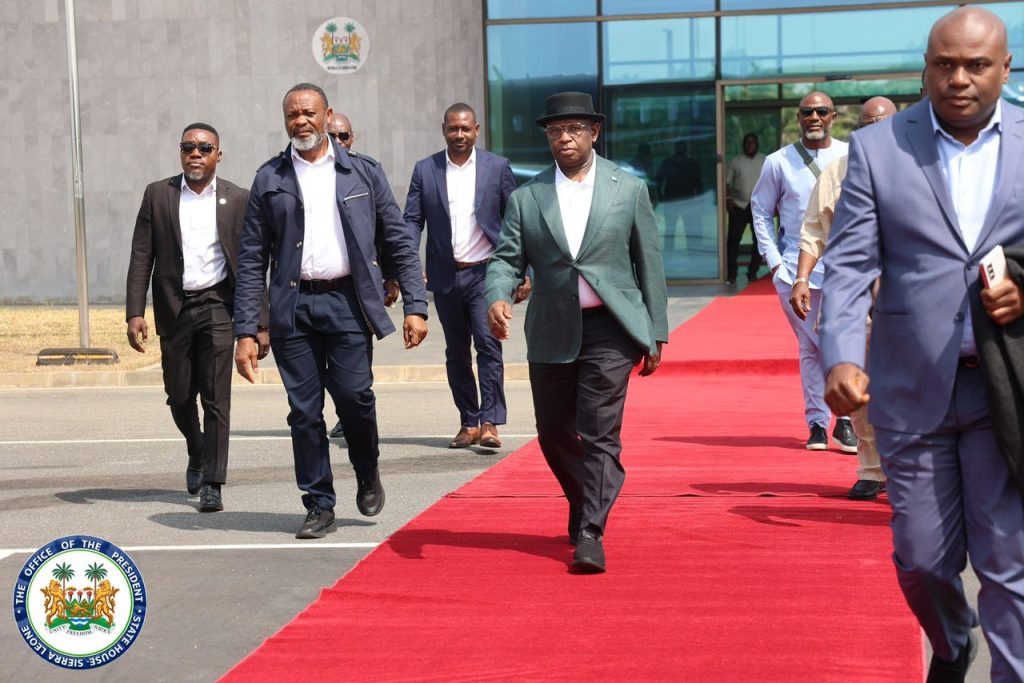Sierra Leone’s President Julius Maada Bio Departs Freetown For Davos, Switzerland, For High-Level Engagements At World Economic Forum 2026