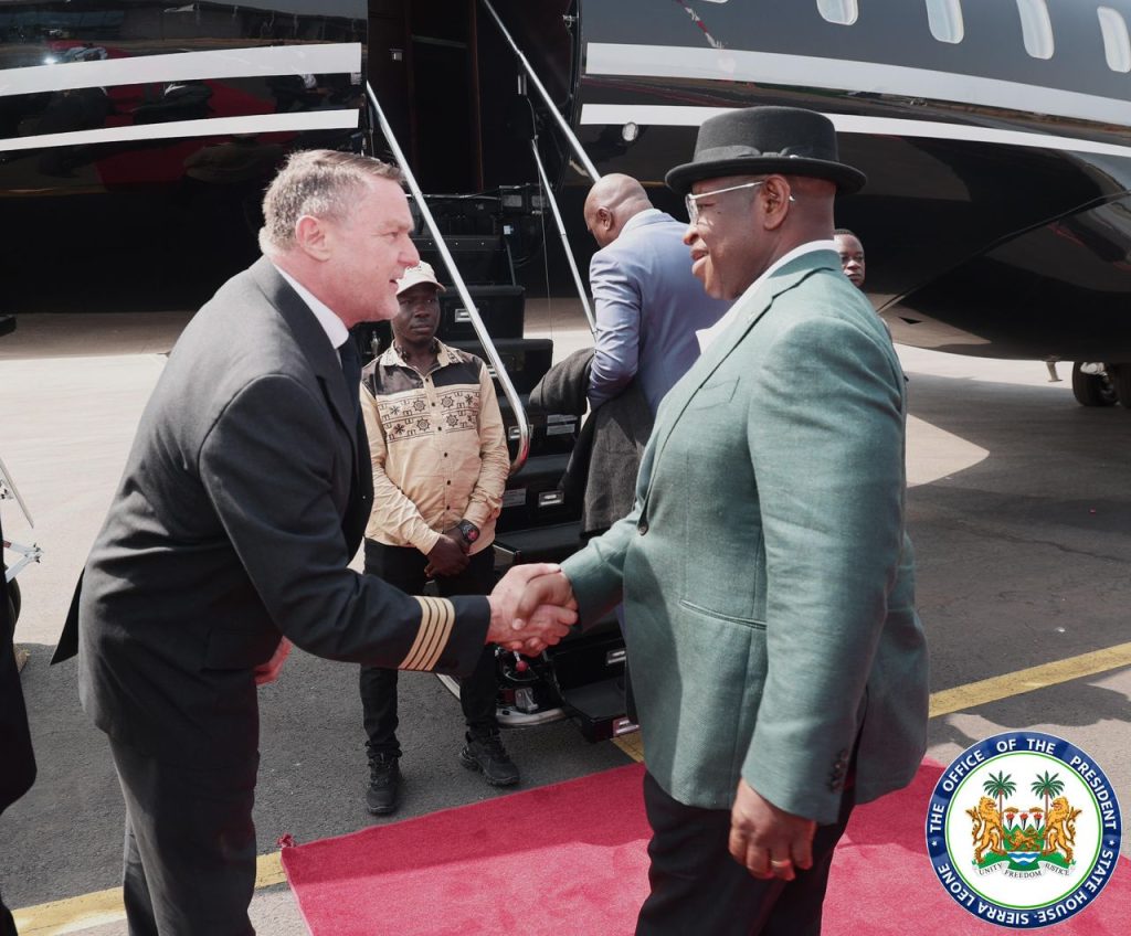 Sierra Leone’s President Julius Maada Bio Departs Freetown For Davos, Switzerland, For High-Level Engagements At World Economic Forum 2026