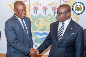 Sierra Leone’s President Bio Swears In Judicial Tribunal To Investigate Justice Halloway