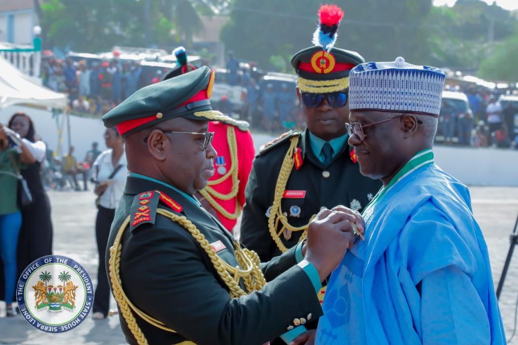 Sierra Leone’s President Julius Maada Bio Announces 25% Salary Increase For RSLAF, Launches National Defence Policy And Strategy