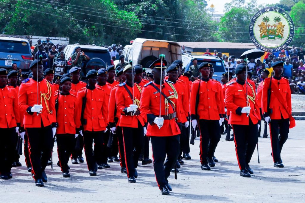 Sierra Leone’s President Julius Maada Bio Announces 25% Salary Increase For RSLAF, Launches National Defence Policy And Strategy