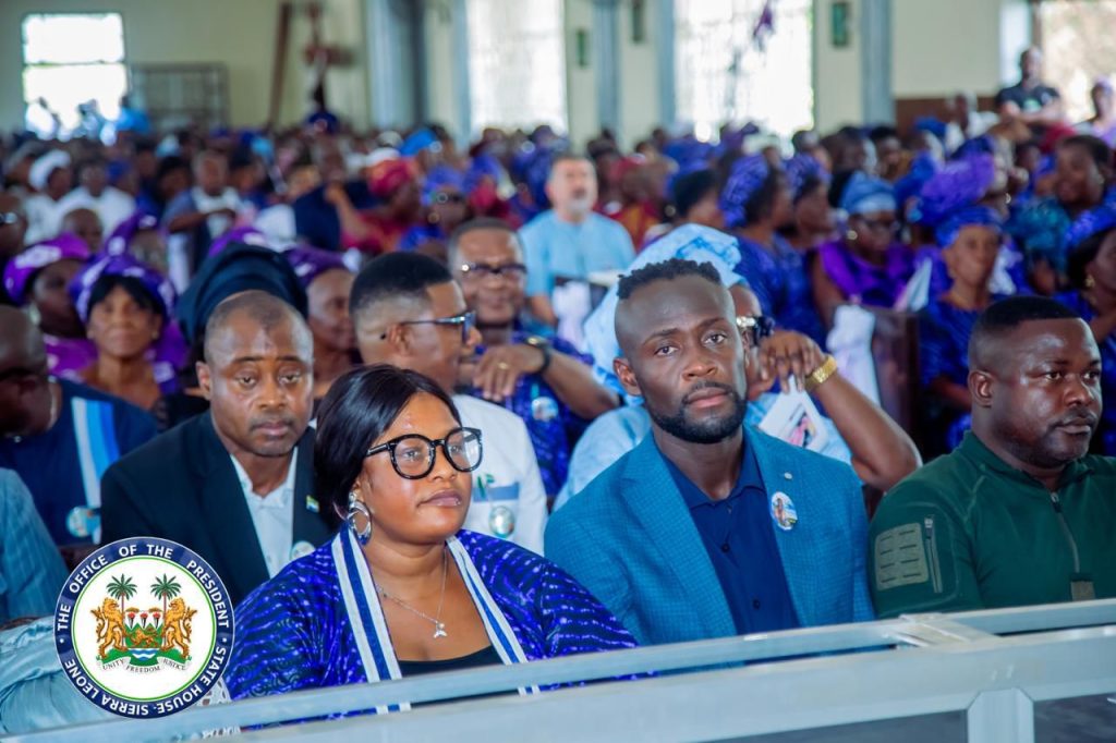 Sierra Leone’s President Julius Maada Bio And First Lady Attend Funeral Mass Of The Resurrection Of Late Mrs. Alice Josephine Tucker