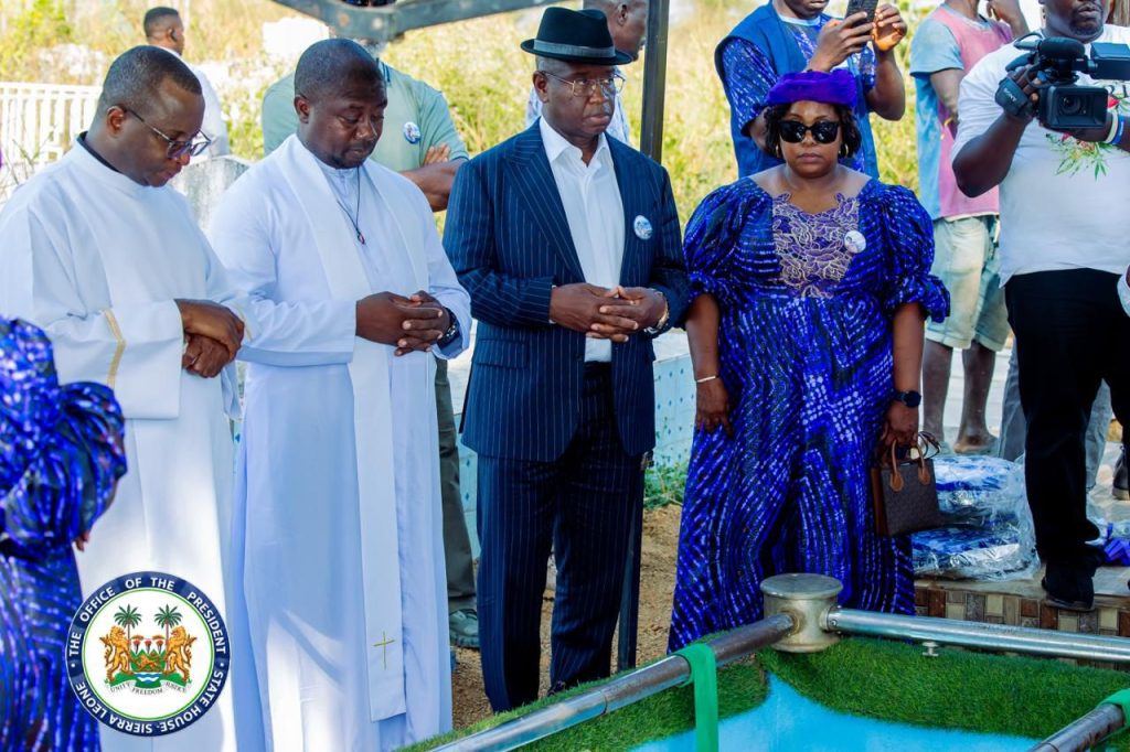 Sierra Leone’s President Julius Maada Bio And First Lady Attend Funeral Mass Of The Resurrection Of Late Mrs. Alice Josephine Tucker