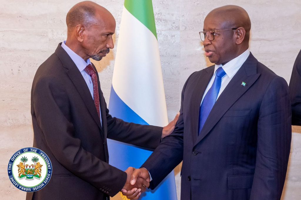 Sierra Leone’s President Julius Maada Bio Receives Afdb Executive Director, Commends Strong Economic Performance