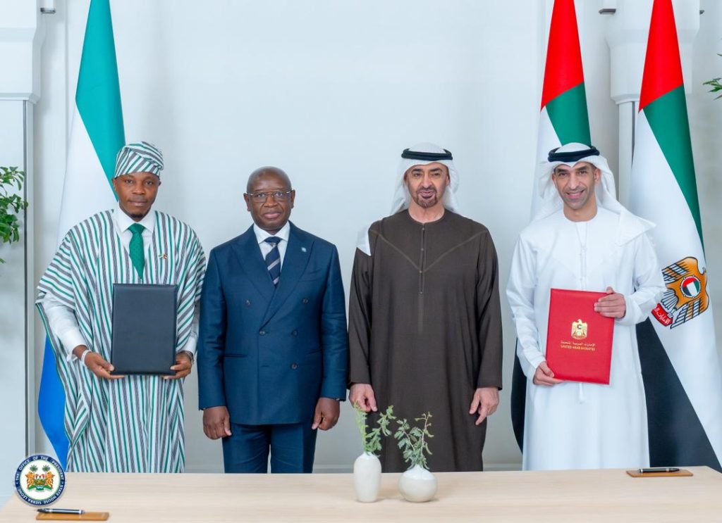 JOINT STATEMENT BETWEEN THE UNITED ARAB EMIRATES AND THE REPUBLIC OF SIERRA LEONE