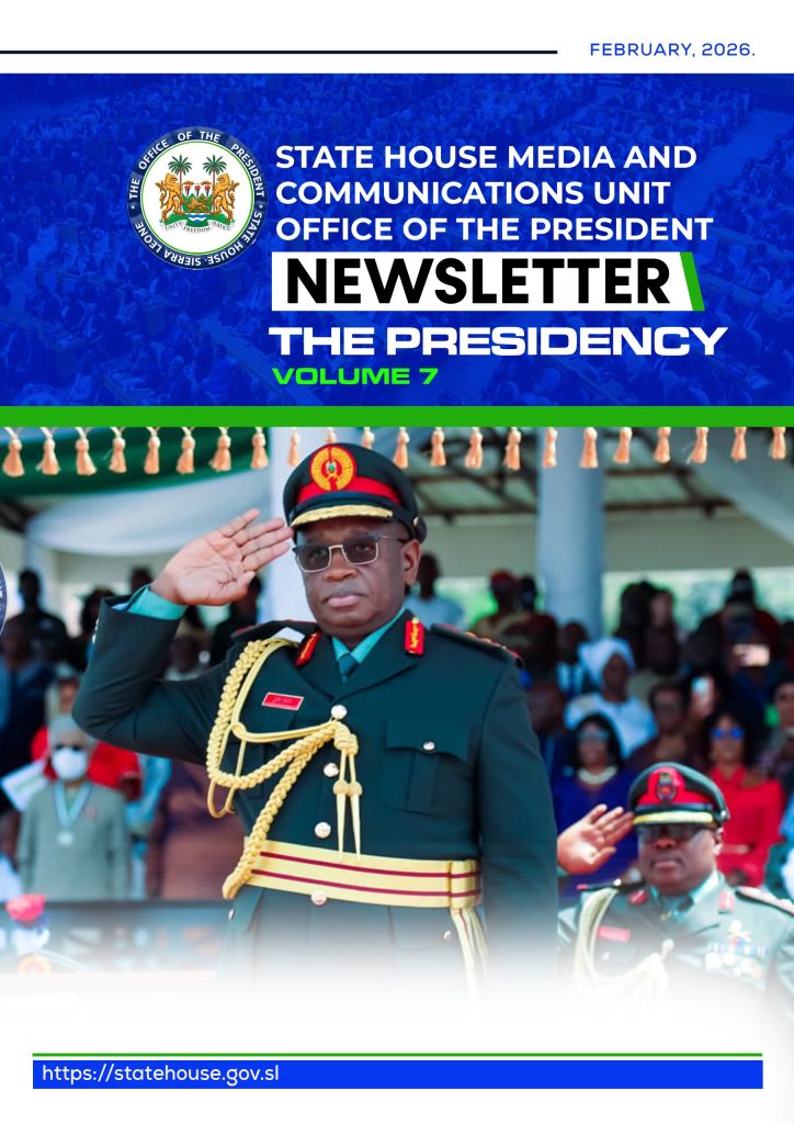 WELCOME TO THE SEVENTH EDITION OF THE PRESIDENCY NEWSLETTER