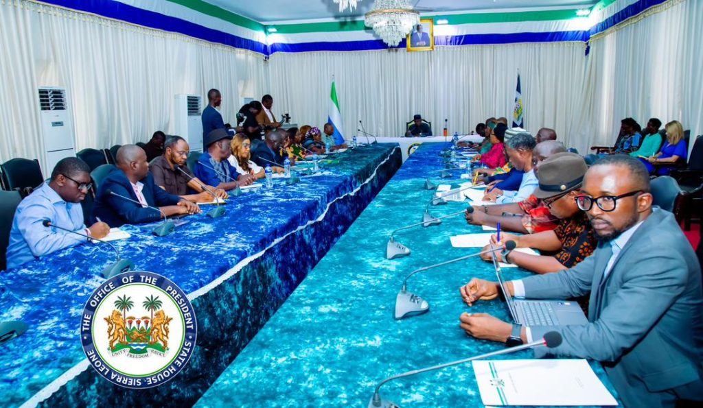 Sierra Leone’s President Julius Maada Bio Receives Progress Report On Feed Salone Initiative, Reaffirms The Initiative As A Response To Food Insecurity