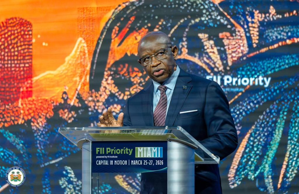 Sierra Leone’s President Bio Calls For Inclusive Global Growth At Fii Priority Summit In Miami, USA