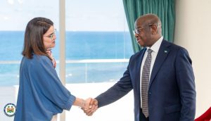 Sierra Leone’s President Julius Maada Bio And Ecuador’s Vice President María José Pinto González‑Artigas Hold A Bilateral Engagement On The Margins Of The FII PRIORITY Summit In Miami