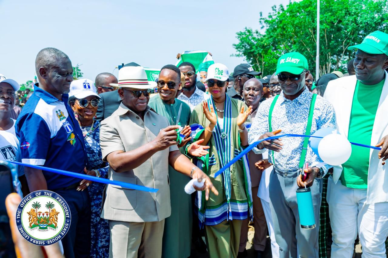 Sierra Leone’s President Julius Maada Bio Commissions Major Infrastructure Projects In Pujehun, Launches Pujehun-Gbondapi Road