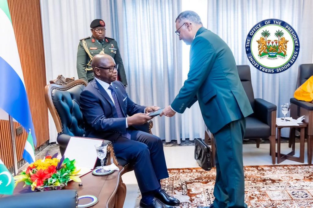 Sierra Leone’s President Julius Maada Bio Receives Five Ambassadors, Reaffirms Commitment To Strengthening Bilateral Relations