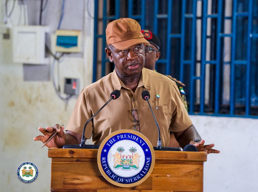 President Julius Maada Bio Visits One Of Sierra Leone’s Largest Onion Farms, Boosts Feed Salone Drive