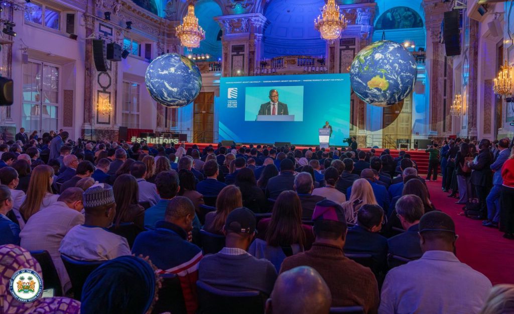 Sierra Leone’s President Julius Maada Bio Calls For  Accelerated Investment And Regional Integration At Vienna Climate And Energy Conference