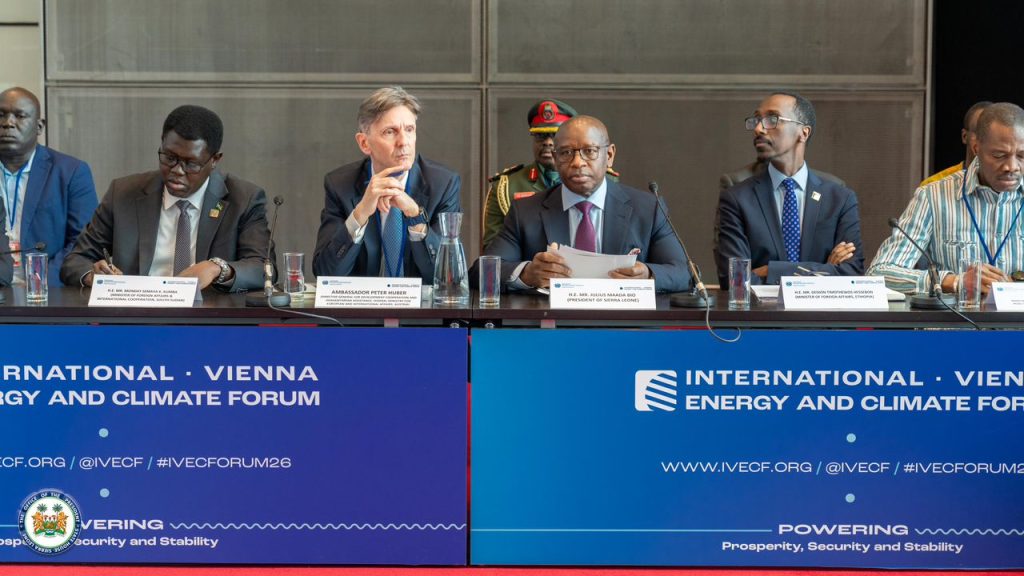 Sierra Leone’s President Julius Maada Bio Champions Green Industrialisation And Energy Access At Vienna High-Level Roundtable