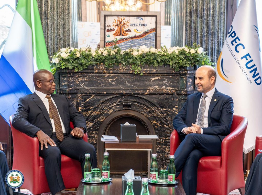 OPEC Fund President Abdulhamid Alkhalifa Pledges Support For Cancer Centre In Sierra Leone, Reaffirms Commitment To Agriculture, Energy And The Economy