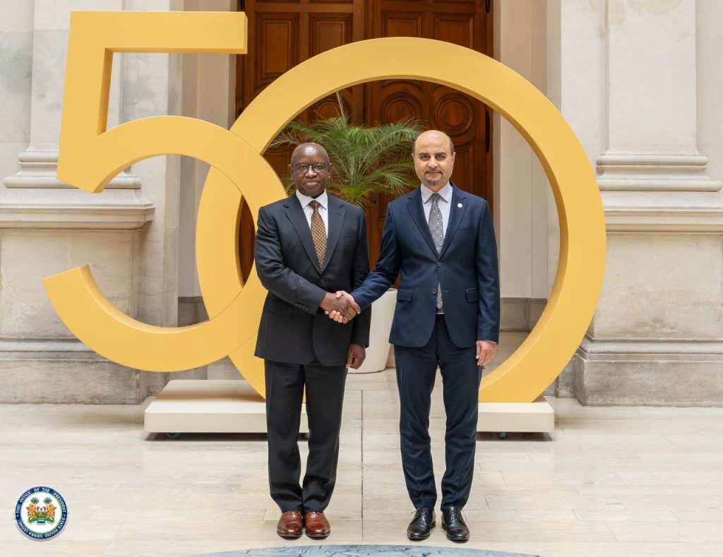 OPEC Fund President Abdulhamid Alkhalifa Pledges Support For Cancer Centre In Sierra Leone, Reaffirms Commitment To Agriculture, Energy And The Economy