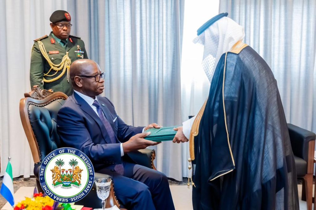 Sierra Leone’s President Julius Maada Bio Receives Five Ambassadors, Reaffirms Commitment To Strengthening Bilateral Relations