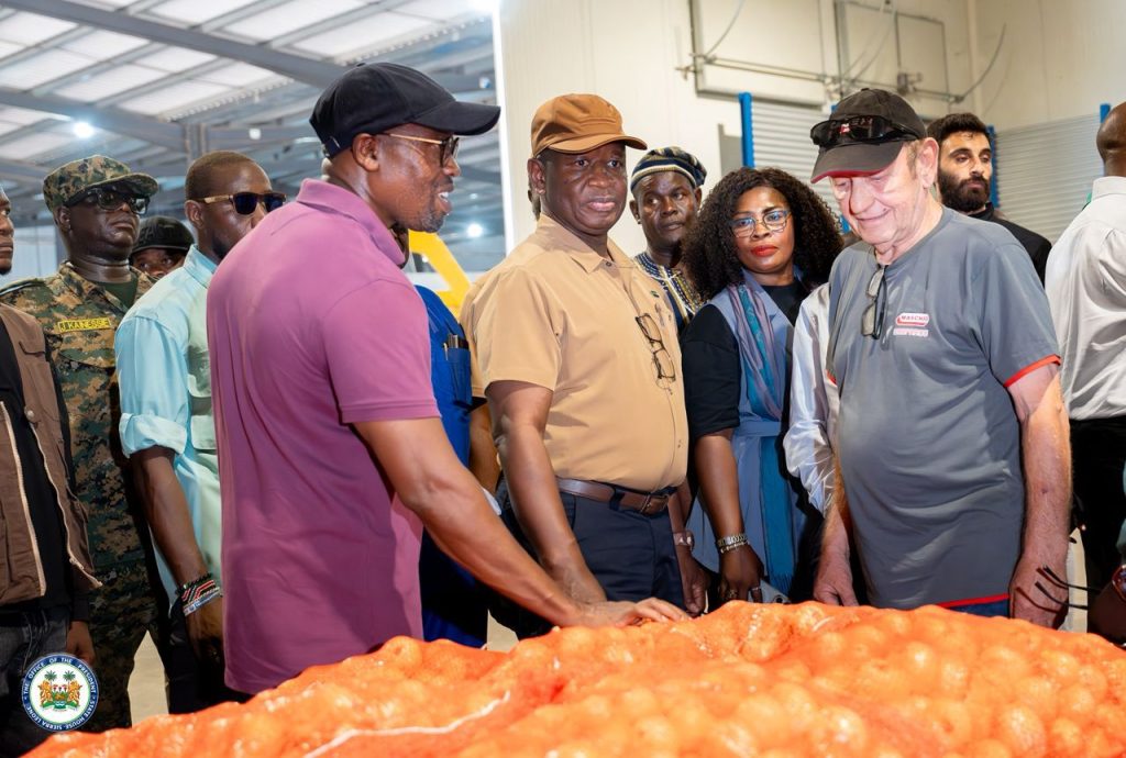 President Julius Maada Bio Visits One Of Sierra Leone’s Largest Onion Farms, Boosts Feed Salone Drive