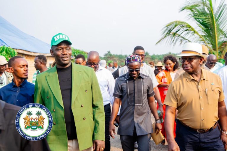 Sierra Leone’s President Bio Showcases Practical Leadership In Agriculture, Visits Newton Poultry And Commences 22-Metric Ton Fish Harvest