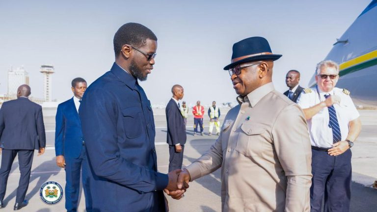 Sierra Leone’s President Julius Maada Bio Arrives In Senegal For 10th Dakar Forum On Peace And Security In Africa