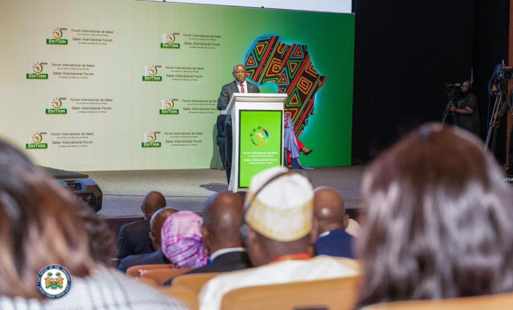 Sierra Leone’s President Julius Maada Bio Champions “Prevention Before Intervention” At Dakar Forum On Peace And Security