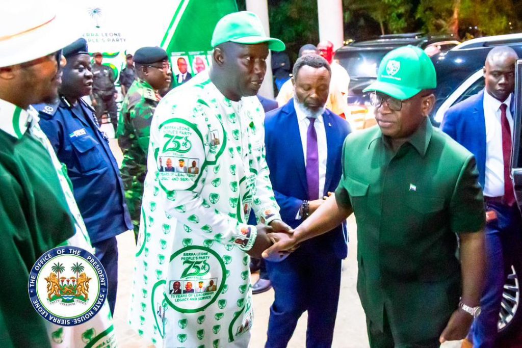 Sierra Leone’s President Julius Maada Bio Commemorates SLPP’s 75th Anniversary, Calls For Unity, Discipline And Electoral Preparedness Ahead Of 2028 Elections