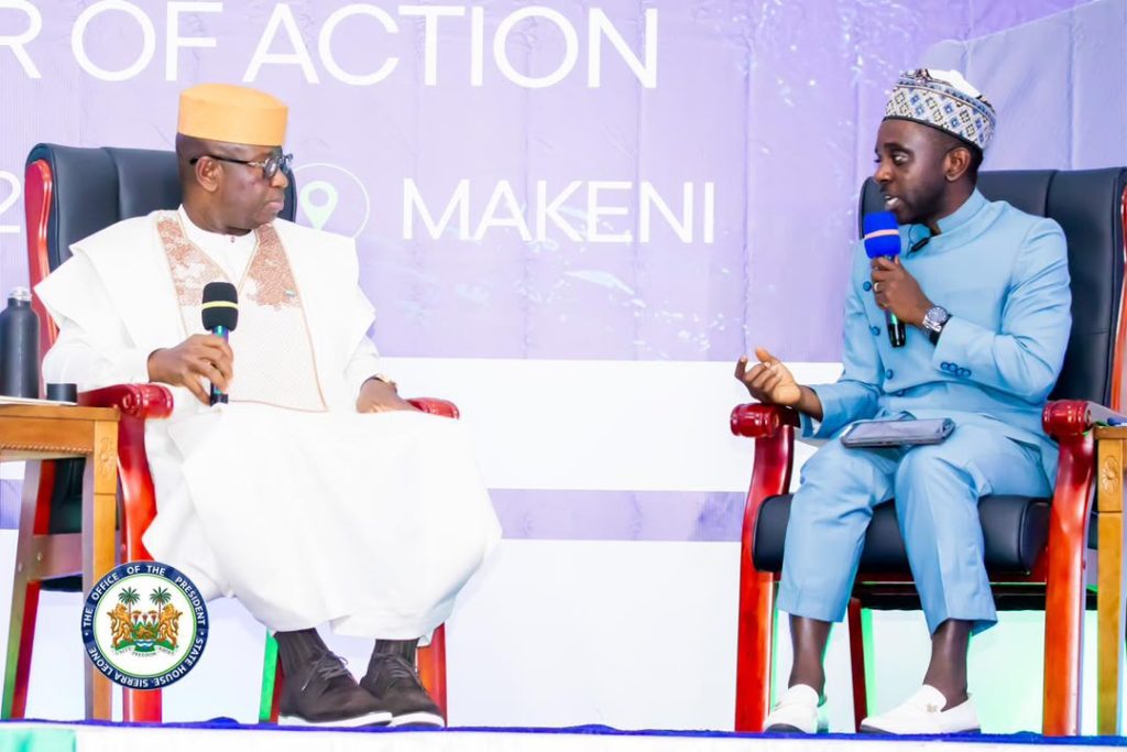President Julius Maada Bio Highlights Gains In Government, Reaffirms Commitment To Inclusive Governance And National Unity At Presidential Town Hall Meeting In Makeni