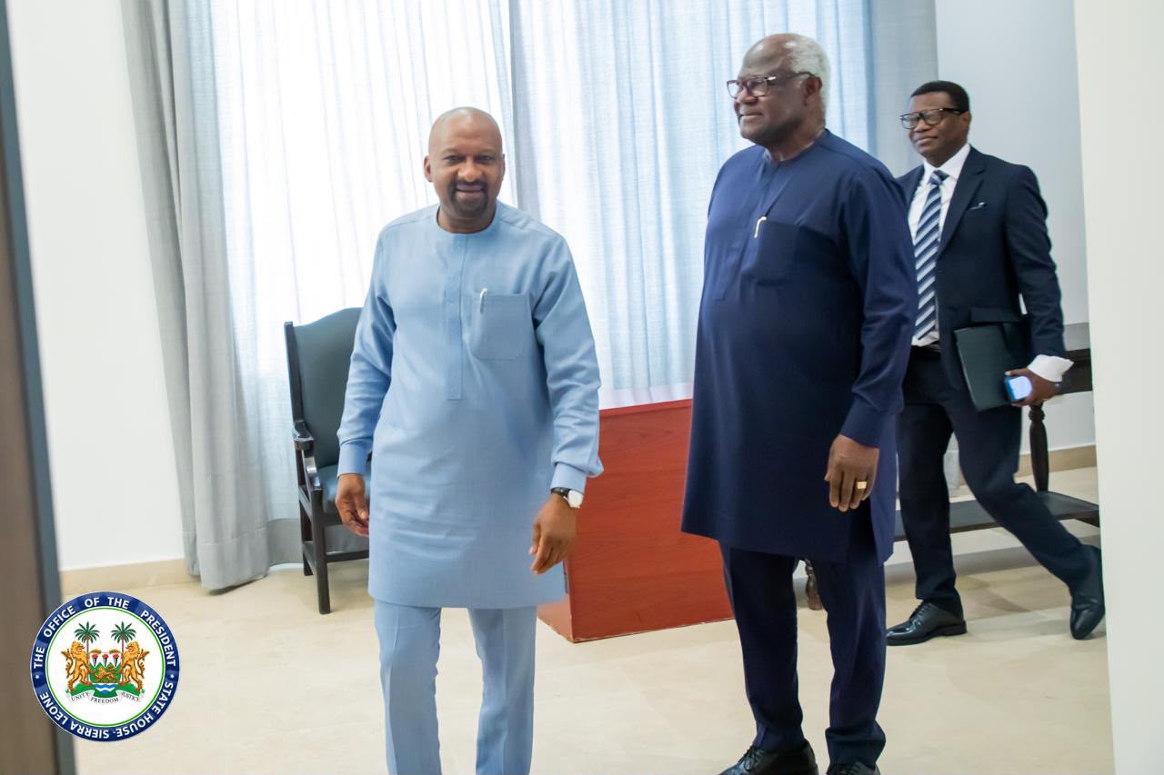 Former President Koroma Expresses Appreciation To Sierra Leone’s President Julius Maada Bio On His Return, Commits To National Cohesion And Peace